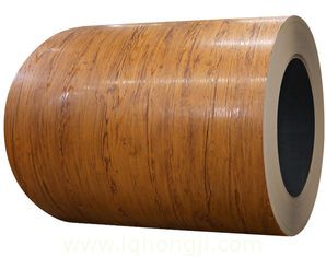 China 0.40*1250mm Golden Oak Wooden ppgi rolls Multi Gloss 3D Wood Woodlike Printeched PPGI/PPGL supplier