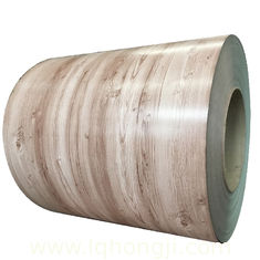 China printed galvanized aluzinc steel coil ppgi ppgl steel coil with wood pattern supplier