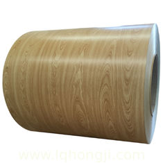 China Two sides 2D wood pattern ppgi /good quality double 2D wooden ppgi metal fences supplier