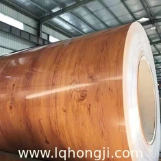 China Color Coated Steel Coil Woodgrain Series For Siding &amp; Architectural Accents supplier