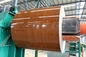 color coated steel coils with wood grains factory price supplier