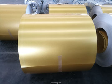 AZM150 Golden color Anti-fingerprint galvalume color steel coil