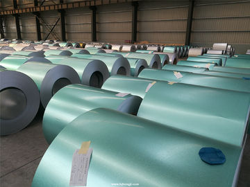 Double side or single side green color anti-finger-print GL steel coils supplier