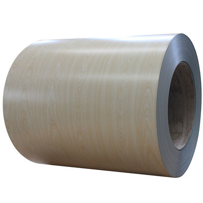 printed galvanized aluzinc steel coil ppgi ppgl steel coil with wood pattern supplier