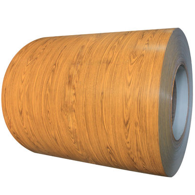 printed galvanized aluzinc steel coil ppgi ppgl steel coil with wood pattern supplier