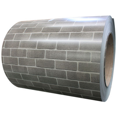 DX51D Brick PRINTECH Texture/Pattern color  Steel Coil Prepainted for Building supplier