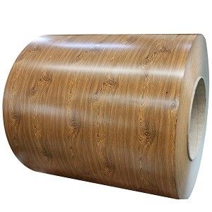 0.40*1250mm Golden Oak Wooden ppgi rolls Multi Gloss 3D Wood Woodlike Printeched PPGI/PPGL supplier