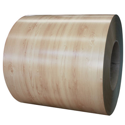 0.40*1250mm Golden Oak Wooden ppgi rolls Multi Gloss 3D Wood Woodlike Printeched PPGI/PPGL supplier