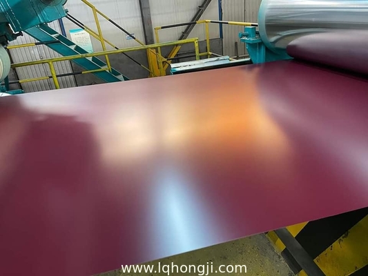 color coated steel coils with zinc coating 100gsm Ral9003 supplier