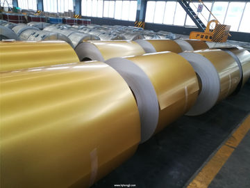 AZM150 Golden color Anti-fingerprint galvalume color steel coil